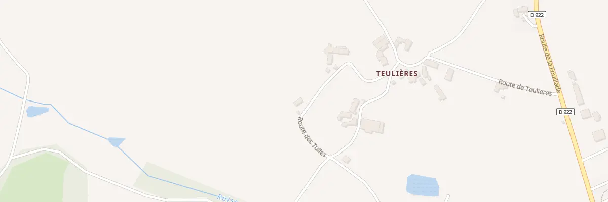 Plan du 113 Teulieres à Sanvensa
