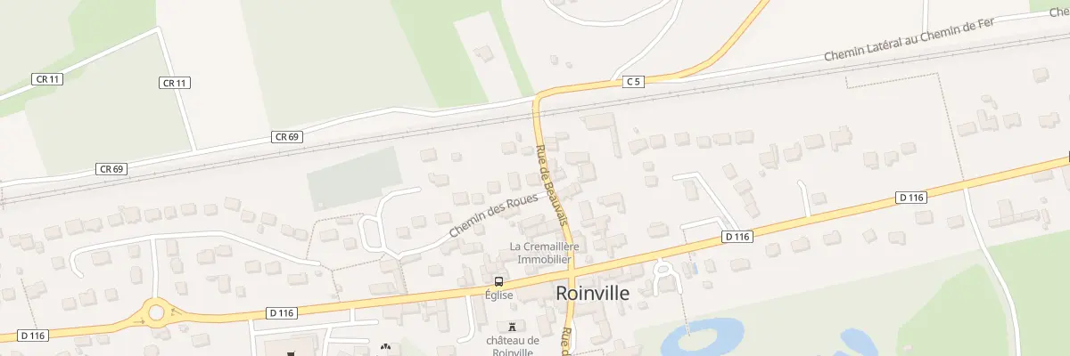 Plan du 2B Che des Roues à Roinville