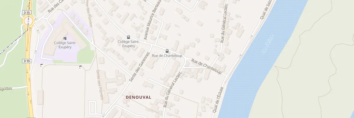 Plan du 1 Rue de Chanteloup à Andrésy