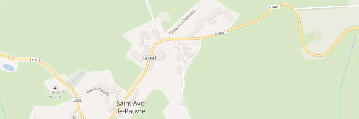 Plan du 2 Imp de la Prade à Saint-Avit-le-Pauvre