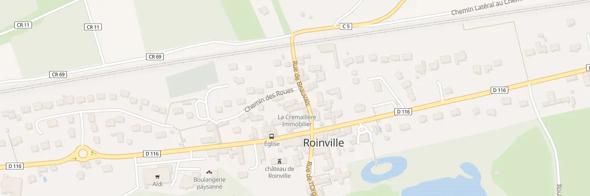 Plan du 1A Rue de Beauvais à Roinville