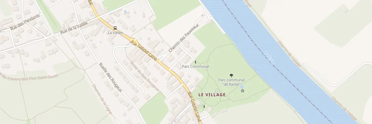 Plan du 5 All des Fauvettes à Jouy-le-Moutier