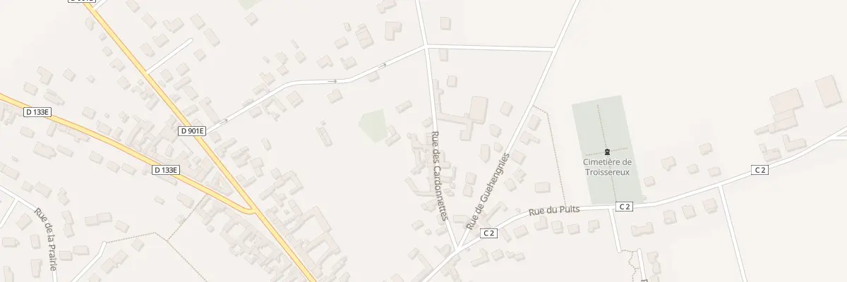 Plan du 16 Rue des Cardonnettes à Troissereux