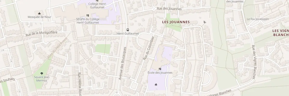 Plan du 6 Rue du Colombier à Jouy-le-Moutier