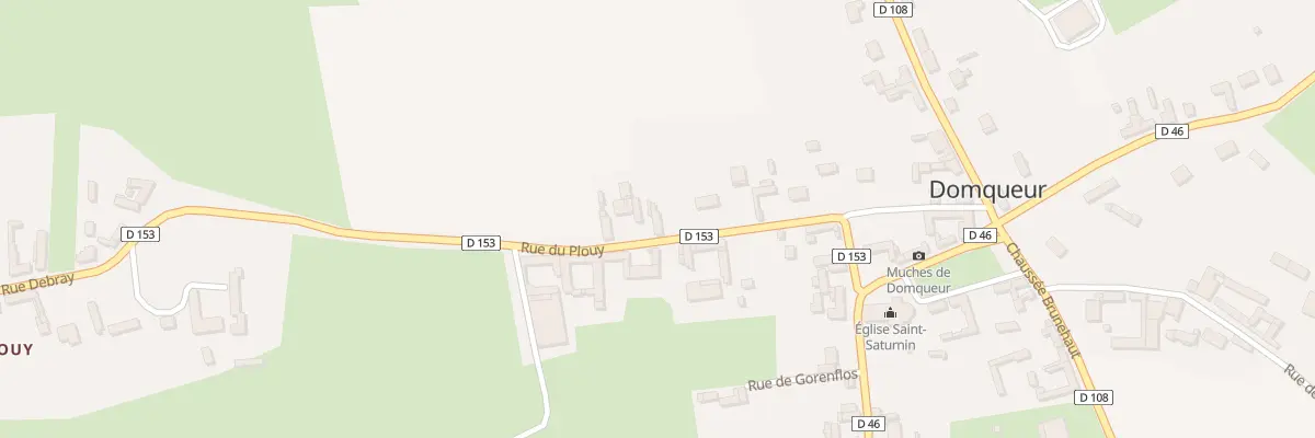Plan du 12 Rue du Plouy à Domqueur