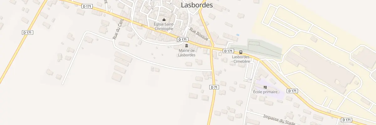 Plan du 4 Che du Cazal à Lasbordes