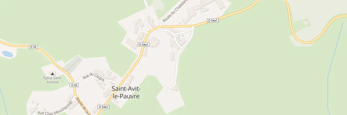 Plan du 6 Imp de la Prade à Saint-Avit-le-Pauvre