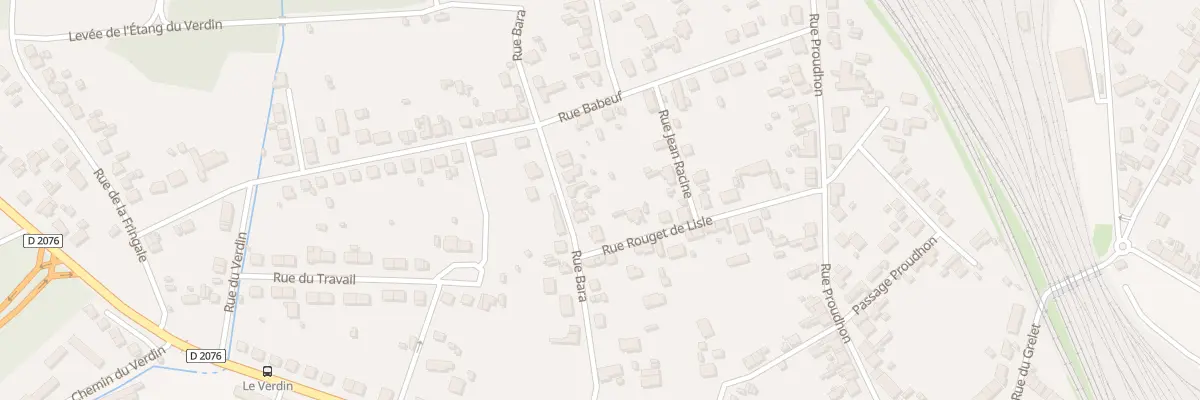 Plan du 15 Rue Bara à Vierzon