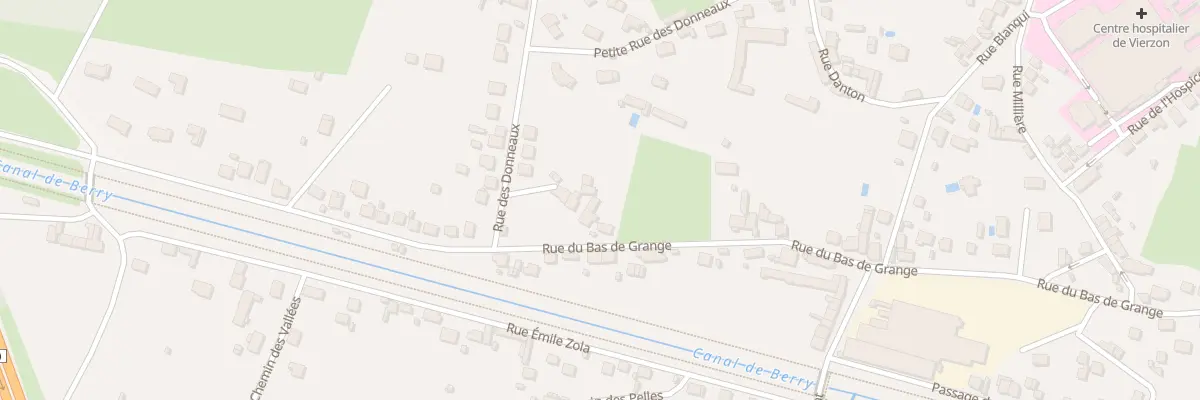 Plan du 90 Rue du Bas de Grange à Vierzon