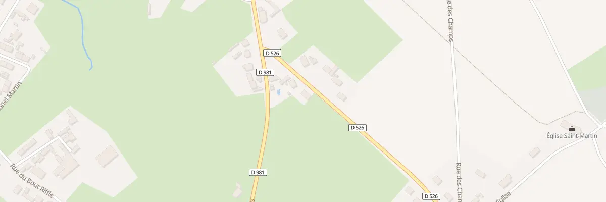 Plan du 80 Rue de St Martin Le Noeud à Lalande-en-Son