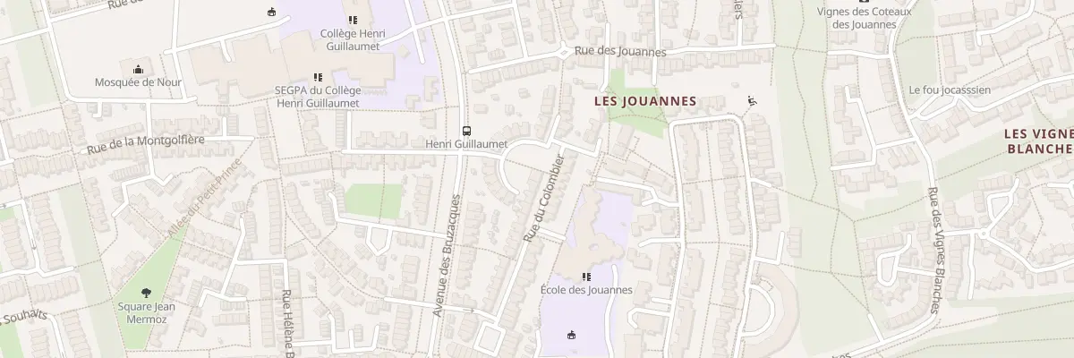 Plan du 2 Rue du Colombier à Jouy-le-Moutier
