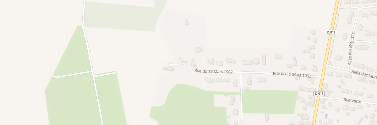 Plan du 22 Rue du 19 Mars 1962 à Méreau