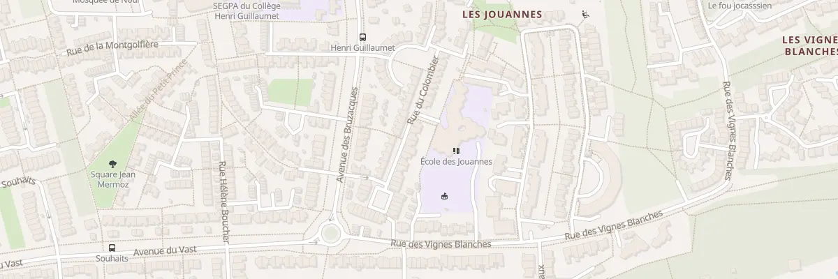Plan du 23 Rue du Colombier à Jouy-le-Moutier