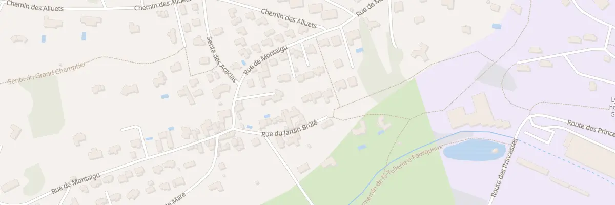 Plan du 9 Rue du Jardin Brûlé à Chambourcy