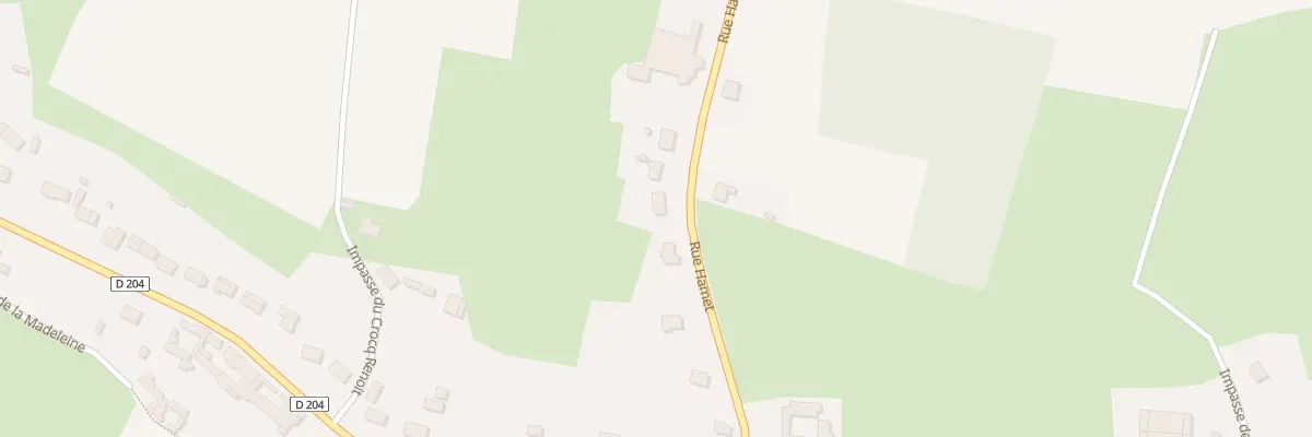 Plan du 13 Rue Hamet à Seninghem