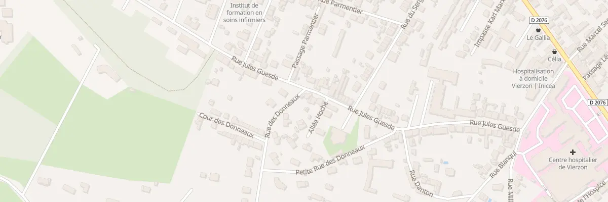 Plan du 1 Rue des Donneaux à Vierzon