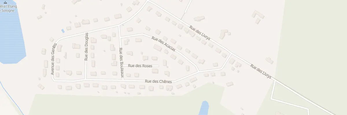 Plan du 10 Rue des Acacias à Nouan-le-Fuzelier