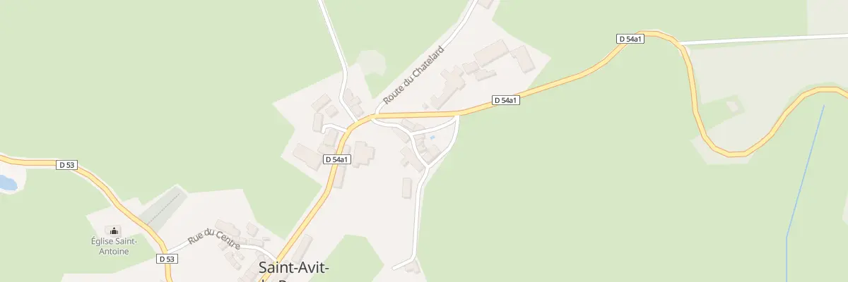 Plan du 1 Imp de la Prade à Saint-Avit-le-Pauvre
