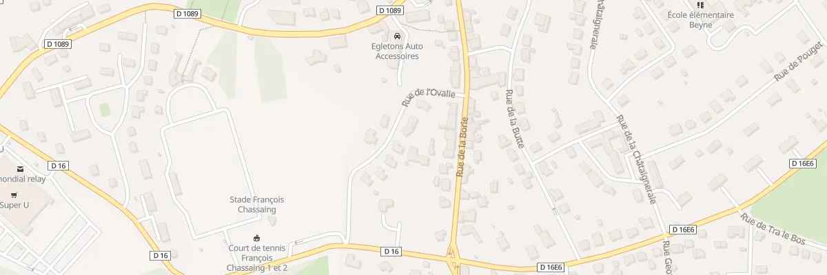 Plan du 3 Rue de l’Ovalie à Égletons