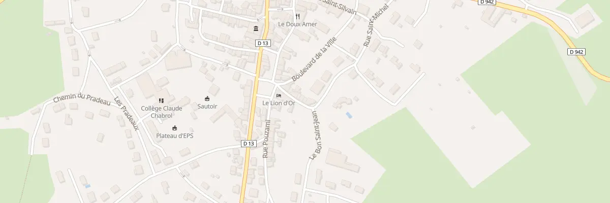 Plan du 24 Rue Saint Michel à Ahun