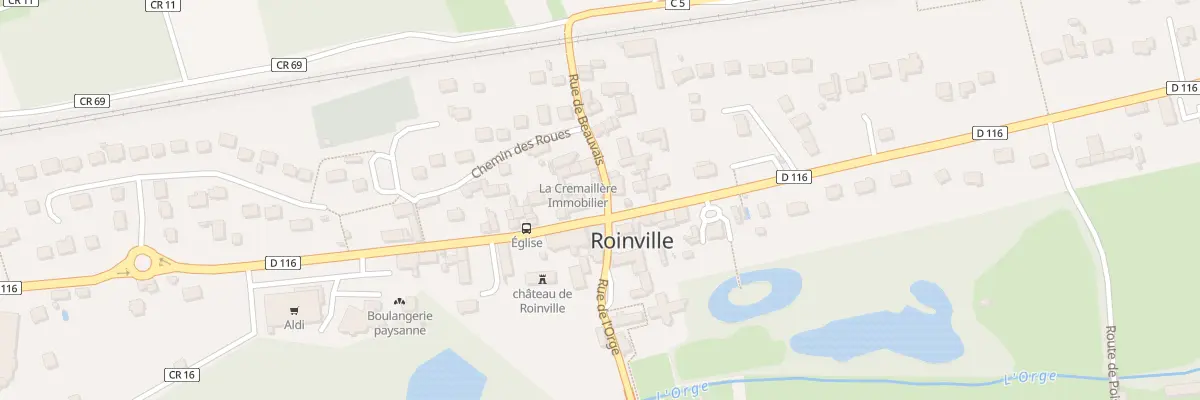 Plan du 2 Rue du Petit Château à Roinville