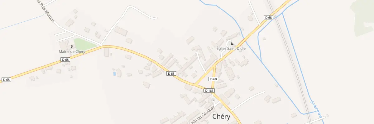 Plan du 17 Le Bourg à Chéry