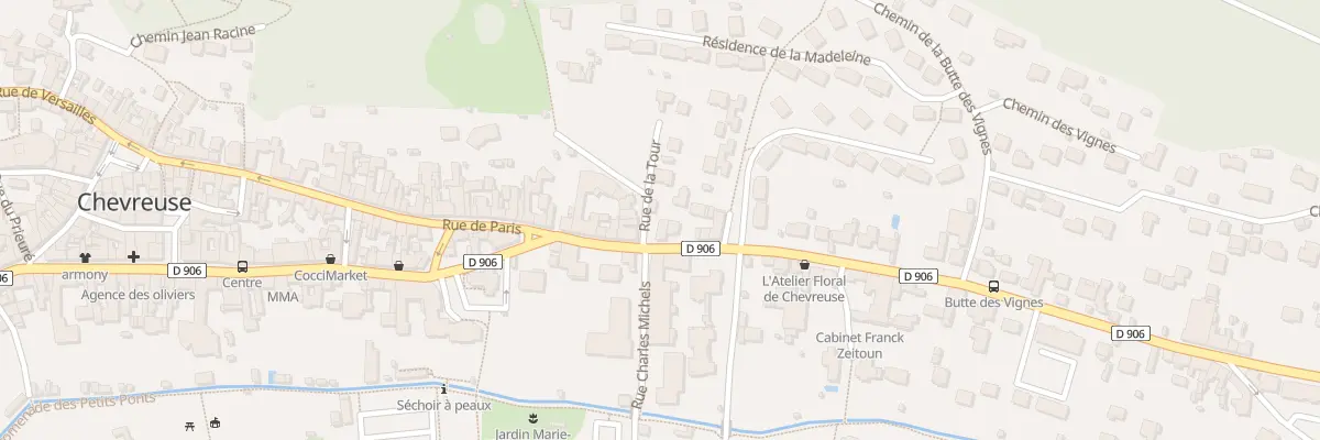 Plan du 1 Rue Porte de Paris à Chevreuse