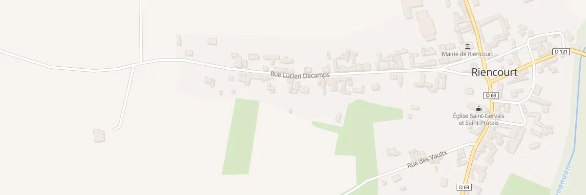 Plan du 35 Rue Lucien Décamps à Riencourt