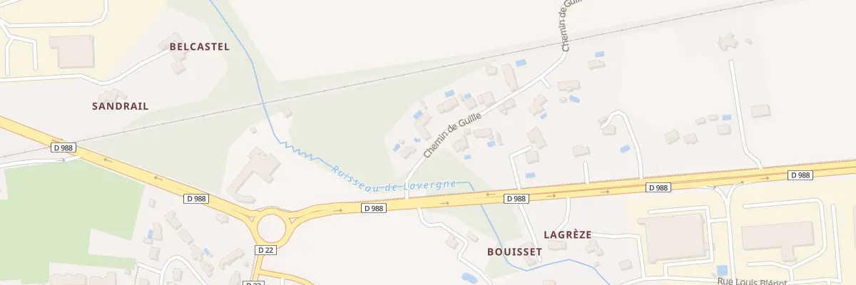 Plan du 3 Che de Guille à Marssac-sur-Tarn