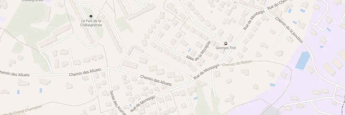 Plan du 15 All de la Montjoie à Chambourcy