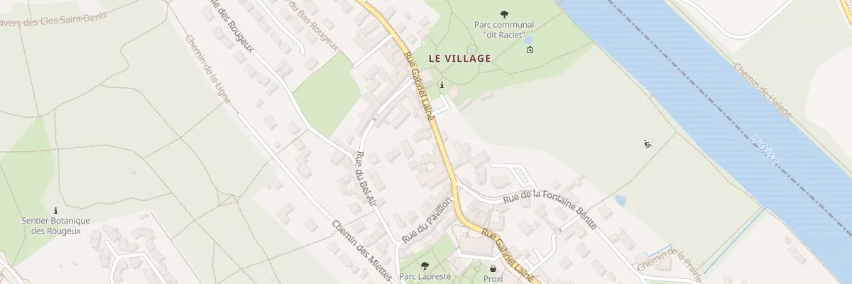 Plan du 40 Rue Gabriel Laine à Jouy-le-Moutier