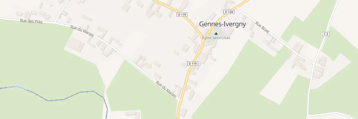 Plan du 15 Rte de Berck à Gennes-Ivergny