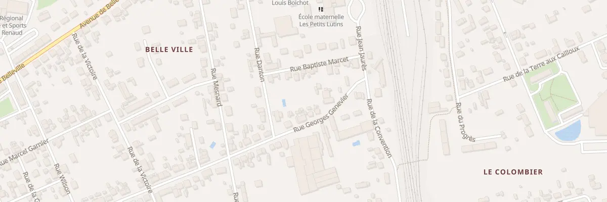 Plan du 12 Rue Georges Genevier à Salbris