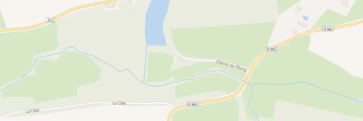Plan du 1 Che de l’Étang à Tercillat