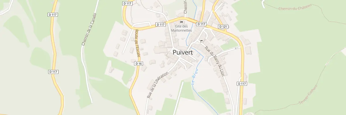 Plan du 3 Pl de l’Eglise à Puivert