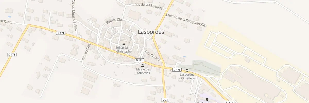 Plan du 4 Rue Bossue à Lasbordes