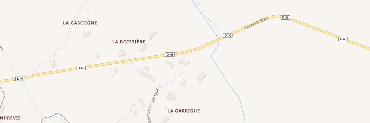 Plan du 40 Rte de Blan à Lempaut