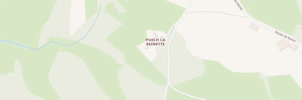 Plan du 157 Puech de la Renete à Gorses