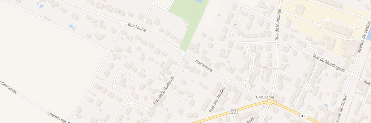 Plan du 16 Rue Neuve à Neuville-aux-Bois