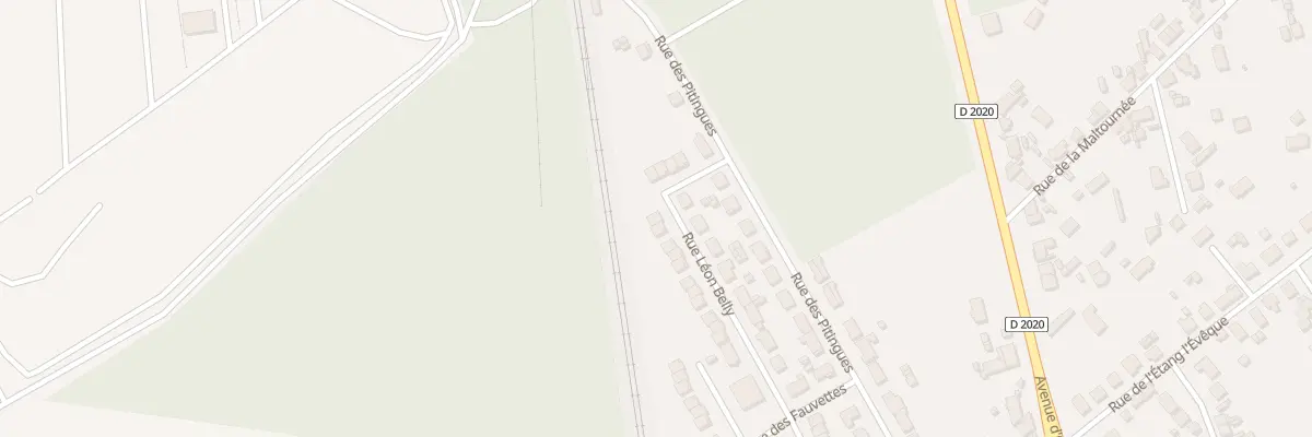 Plan du 10 Rue Léon Belly à Salbris