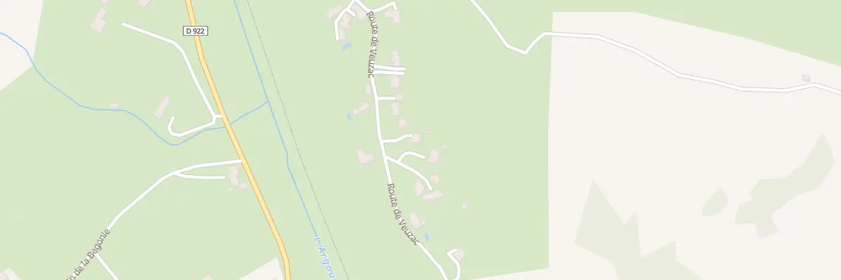 Plan du 870 Rte de Veuzac à Villefranche-de-Rouergue