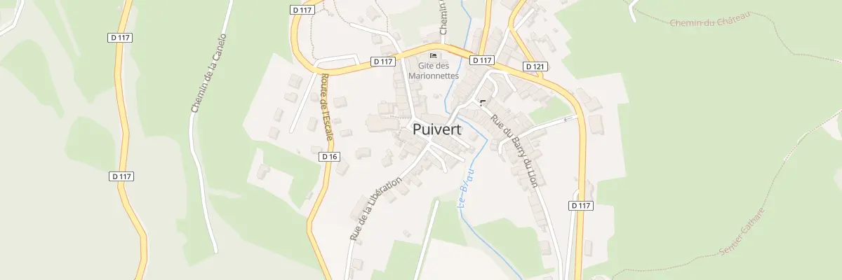 Plan du 13 Rue de la Libération à Puivert