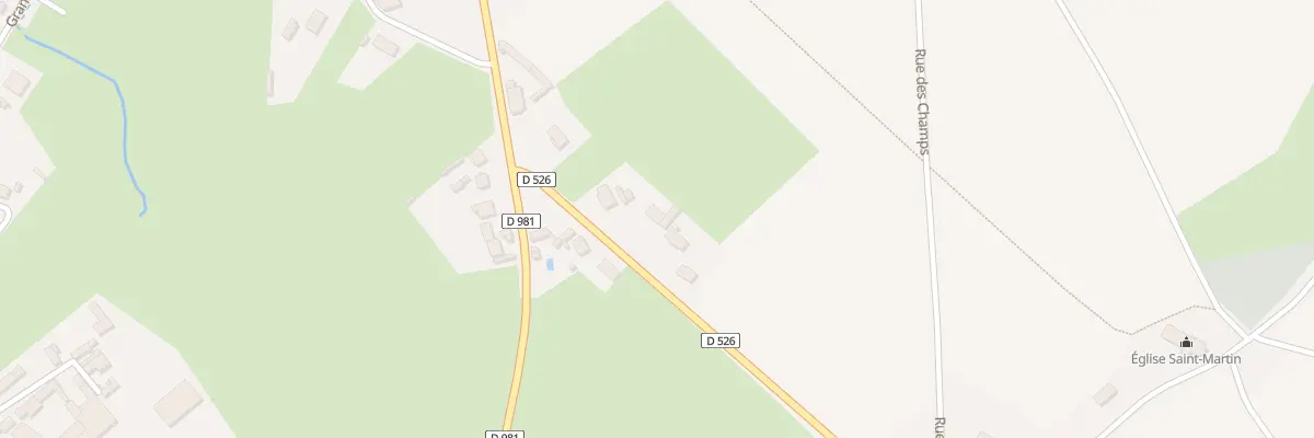 Plan du 91 Rue de St Martin Le Noeud à Aux Marais