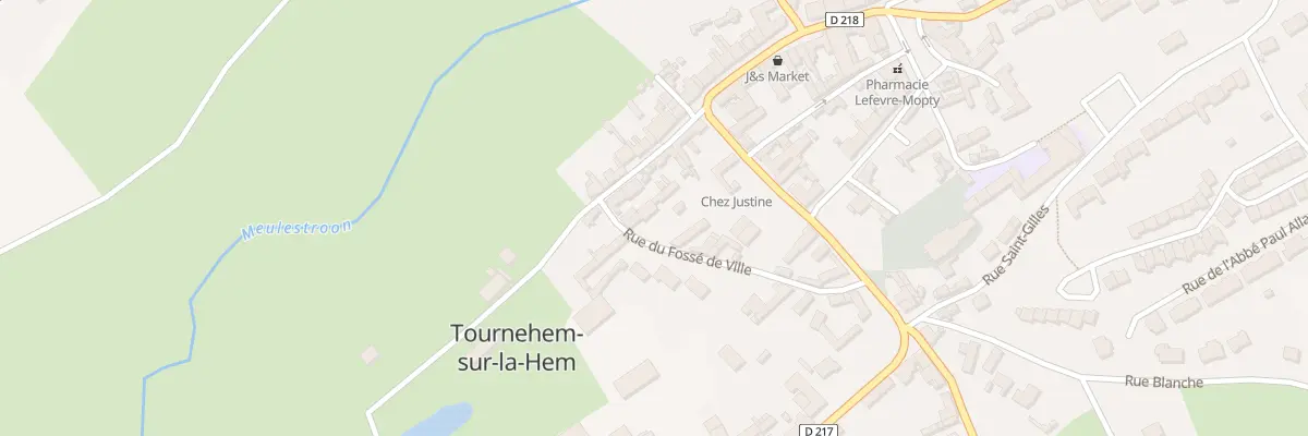 Plan du 152 Rue du Fossé de Ville à Tournehem-sur-la-Hem