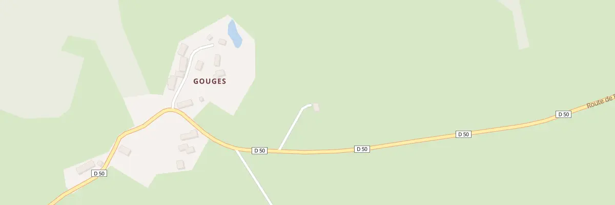 Plan du 9 Gouges à Cressat