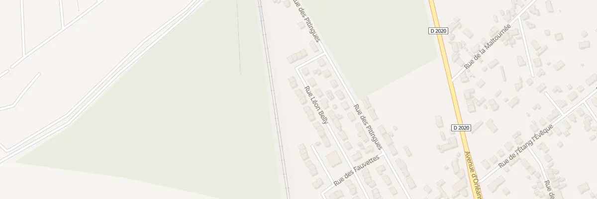 Plan du 16 Rue Léon Belly à Salbris