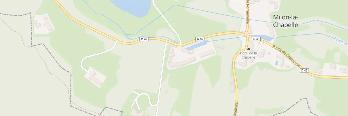 Plan du 3 Rte de Saint Lambert à Milon-la-Chapelle