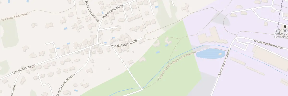 Plan du 6 Rue du Jardin Brûlé à Chambourcy
