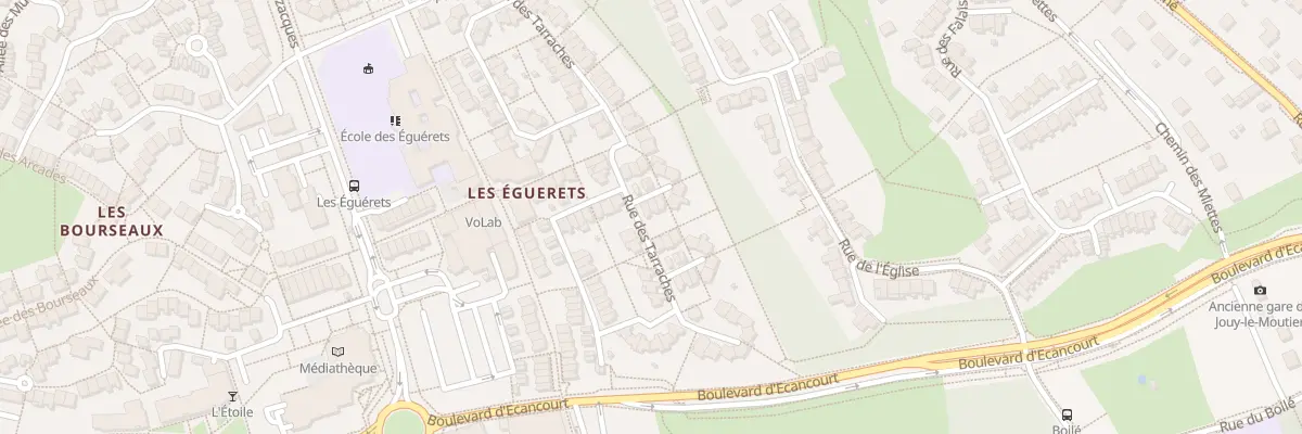 Plan du 2 Vc des Croisselles à Jouy-le-Moutier