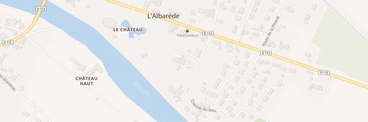 Plan du 6 Che du Rieu à Guitalens-L’Albarède